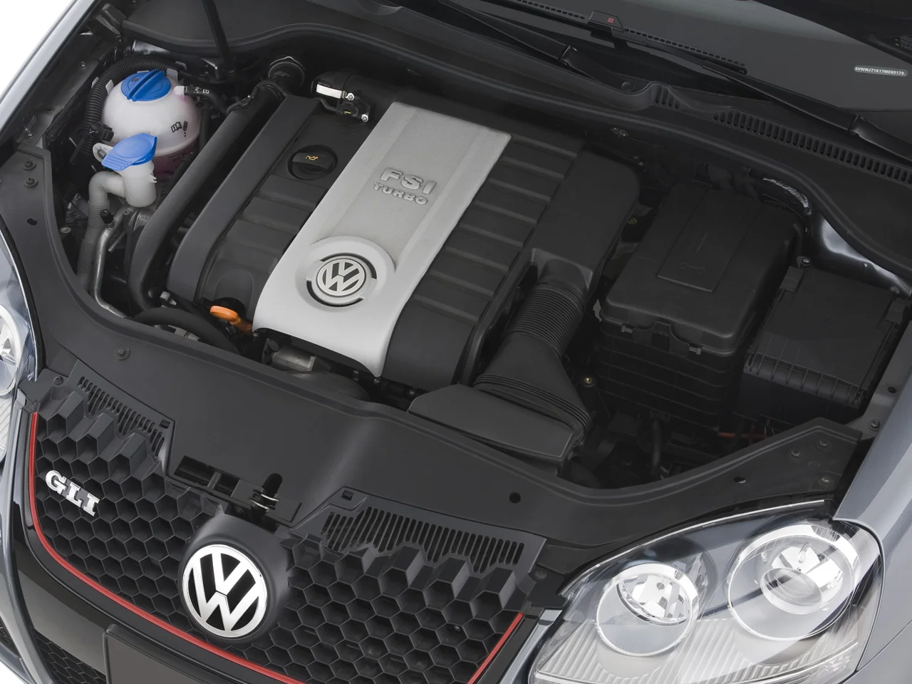 Stock MK5 engine bay